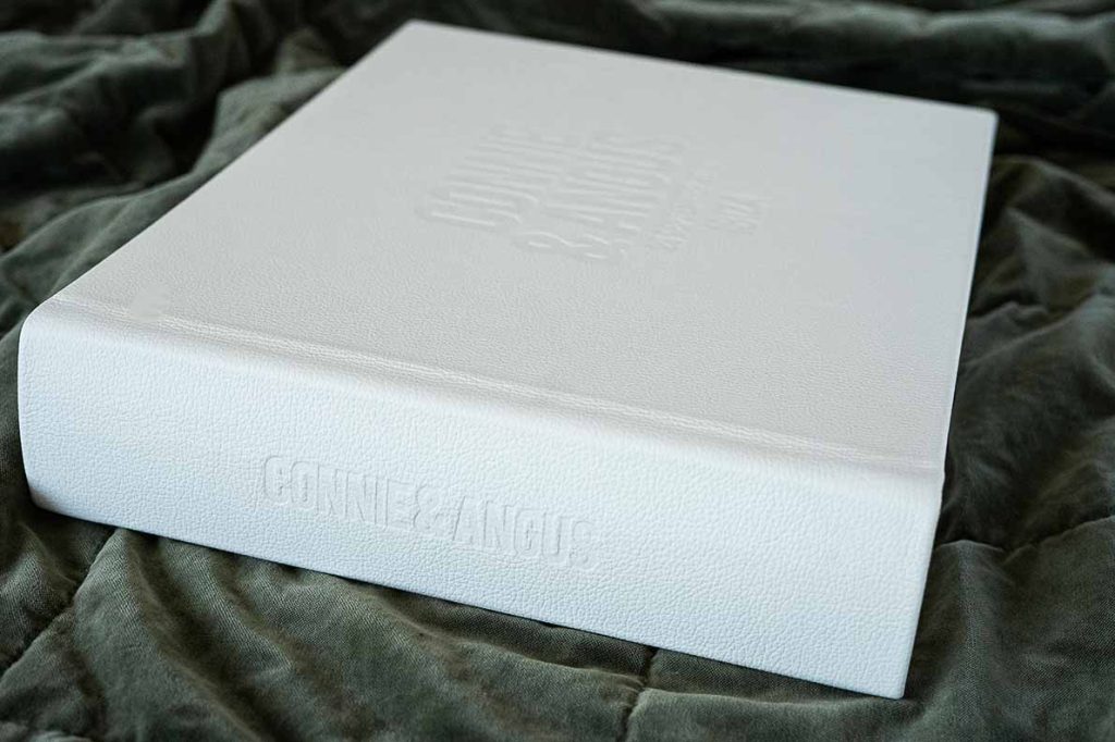 Wedding Photo Album Cover with Spine Embossing & Personalisation
